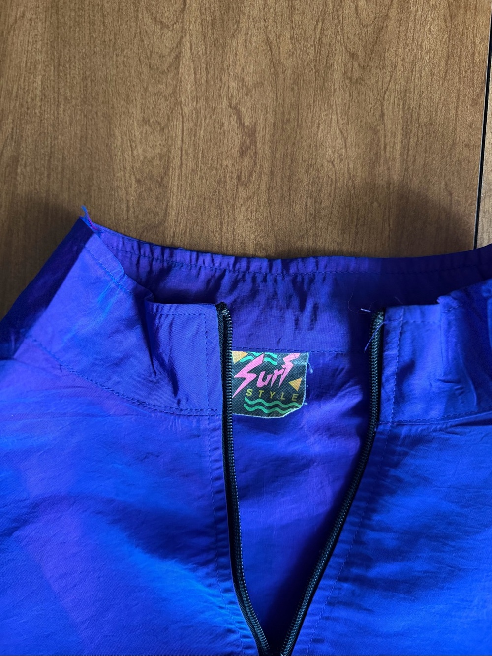 Vintage 90s Surf Style Interplanetary Body Gear Windbreaker Half Zip Jacket USA - Picture 5 of 12